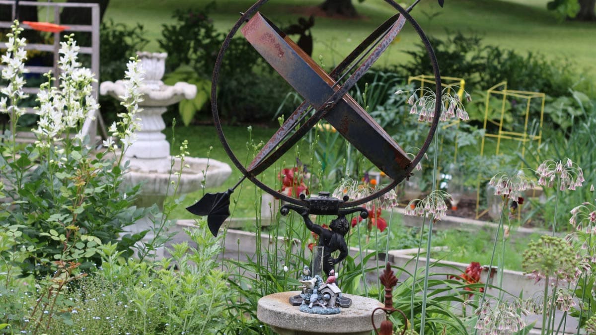 caring for metal sculptures in winter